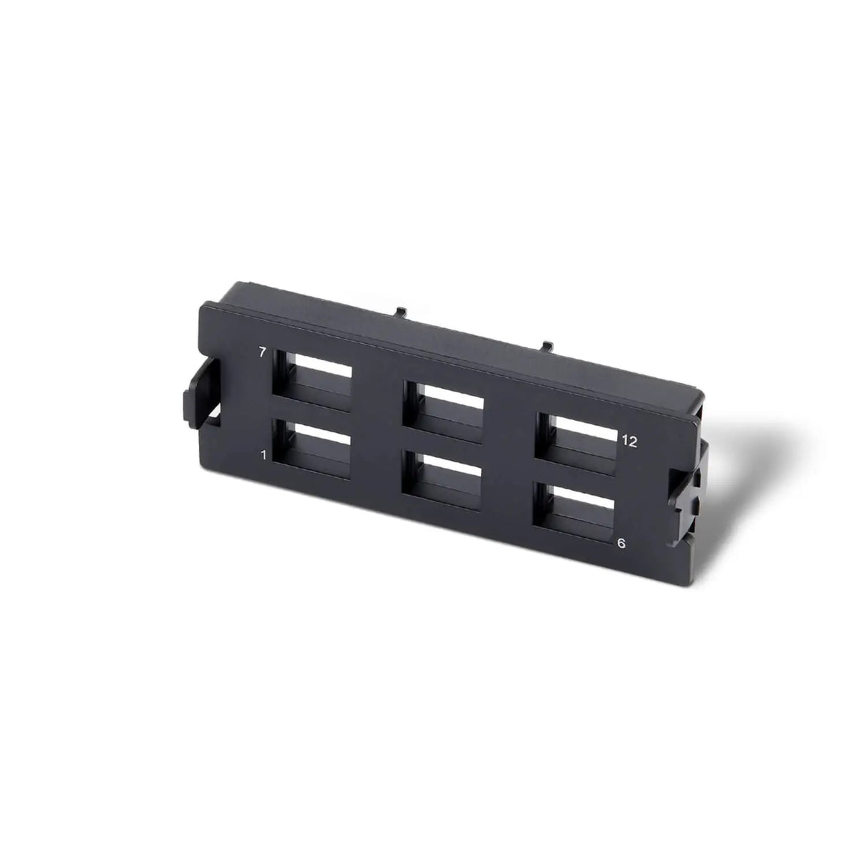 12-port LC (Duplex) Plastic Adapter Panel, Match for UltraX/Y/N/S Series Enclosures