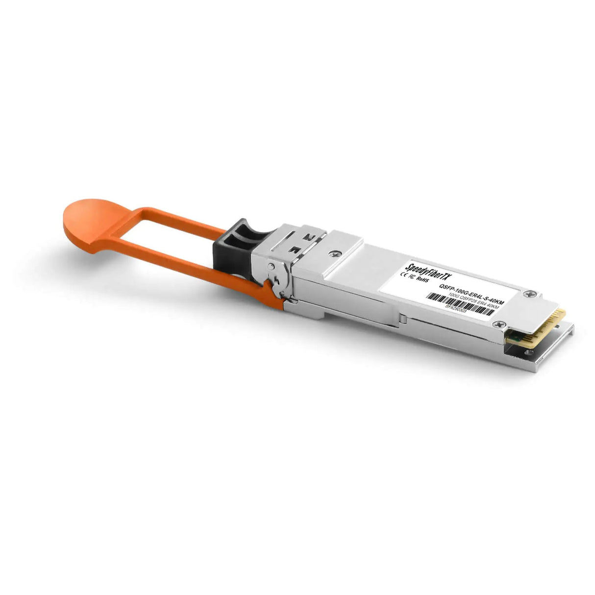 100GBASE-ER4 QSFP28 Optical Transceiver Module, 1310nm LAN-WDM 40km SMF, DOM Monitoring, LC-UPC Interface