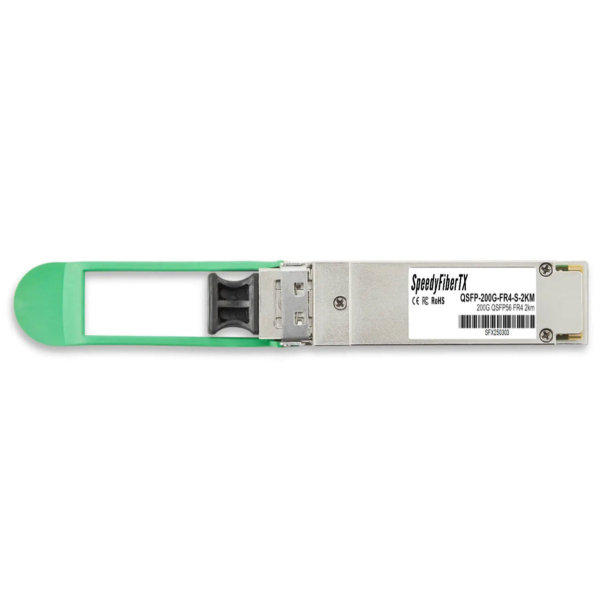 200GBASE-FR4 QSFP56 1310nm 2km DOM Duplex LC/UPC SMF Optical Transceiver Module