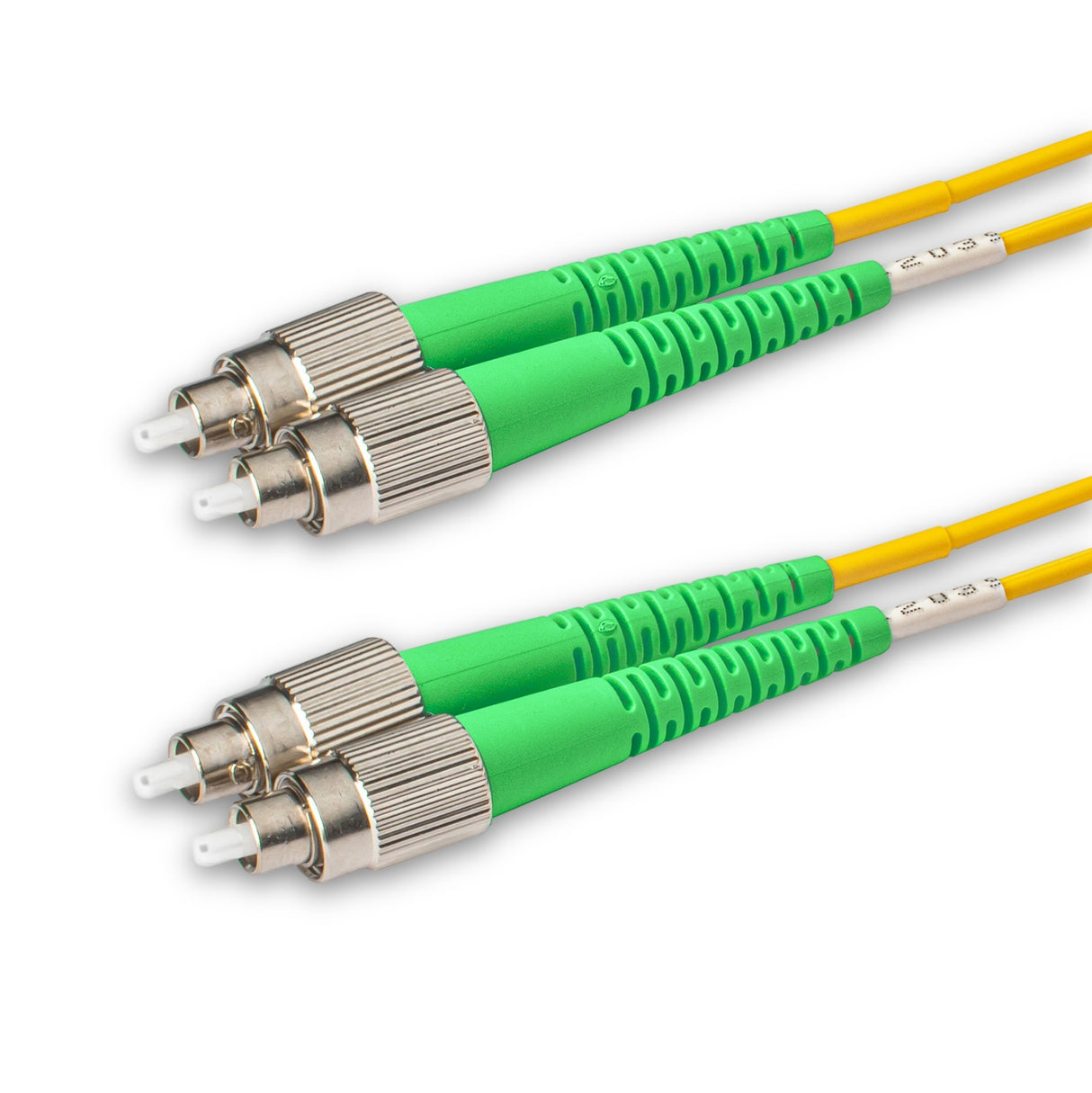 0.2dB FC/APC to FC/APC Single-mode Duplex Fiber Patch Cable | Corning SMF-28 Ultra Fiber | OS1/OS2 Compatible | LSZH Jacket