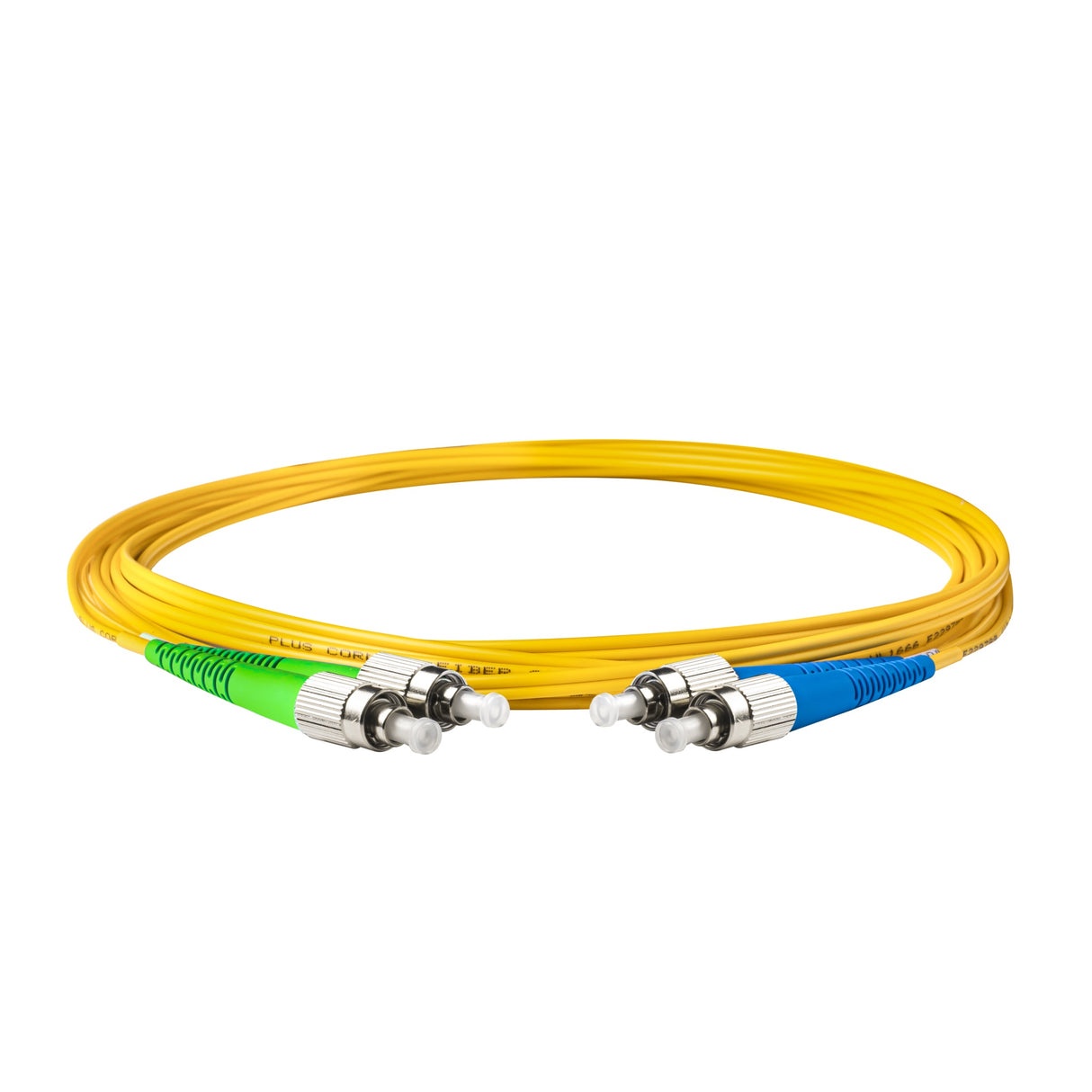 0.2dB FC/APC to FC/UPC Single-mode Duplex Fiber Patch Cable | Corning SMF-28 Ultra Fiber | OS1/OS2 Compatible | LSZH Jacket