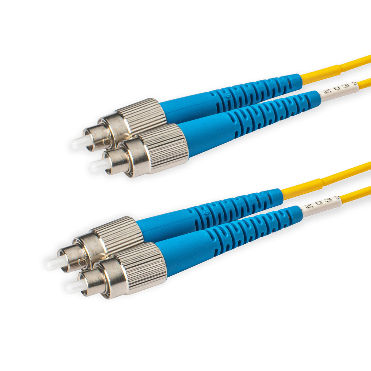 SpeedyFiberTX FC/UPC to FC/UPC Single-Mode Duplex Fiber Patch Cable | Corning SMF-28 Ultra Fiber | OS1/OS2 Compatible