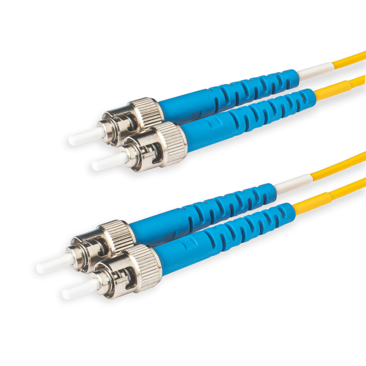 SpeedyFiberTX ST/UPC to ST/UPC Single-Mode Duplex Fiber Patch Cable | Corning SMF-28 Ultra Fiber | OS1/OS2 Compatible