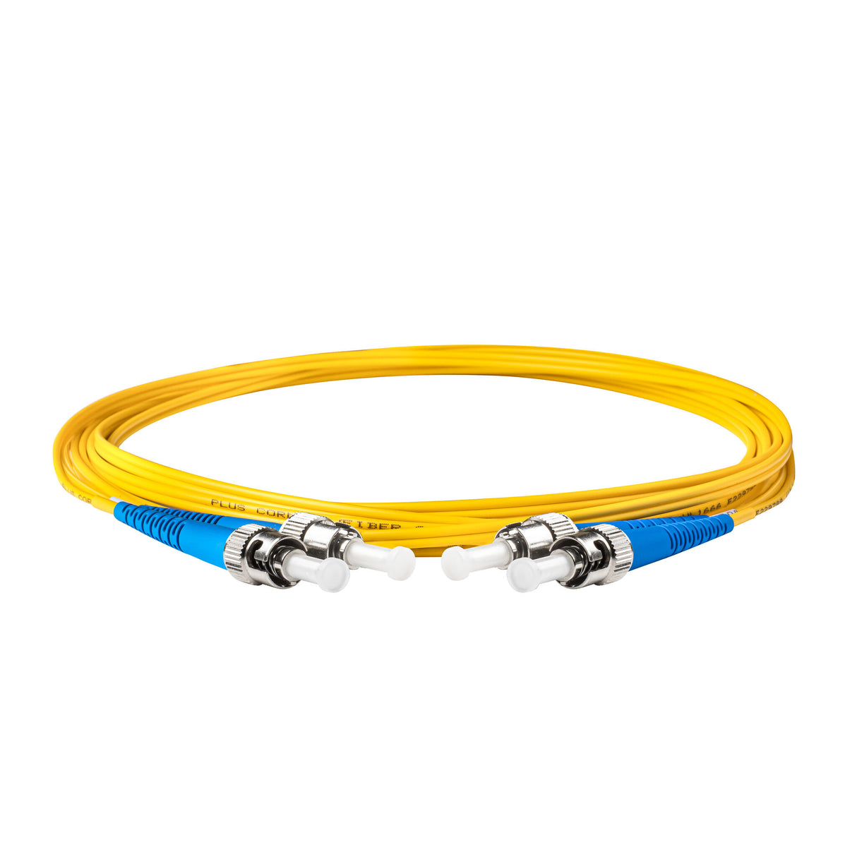 0.2dB ST/UPC to ST/UPC Single-mode Duplex Fiber Patch Cable | Corning SMF-28 Ultra Fiber | OS1/OS2 Compatible | LSZH Jacket