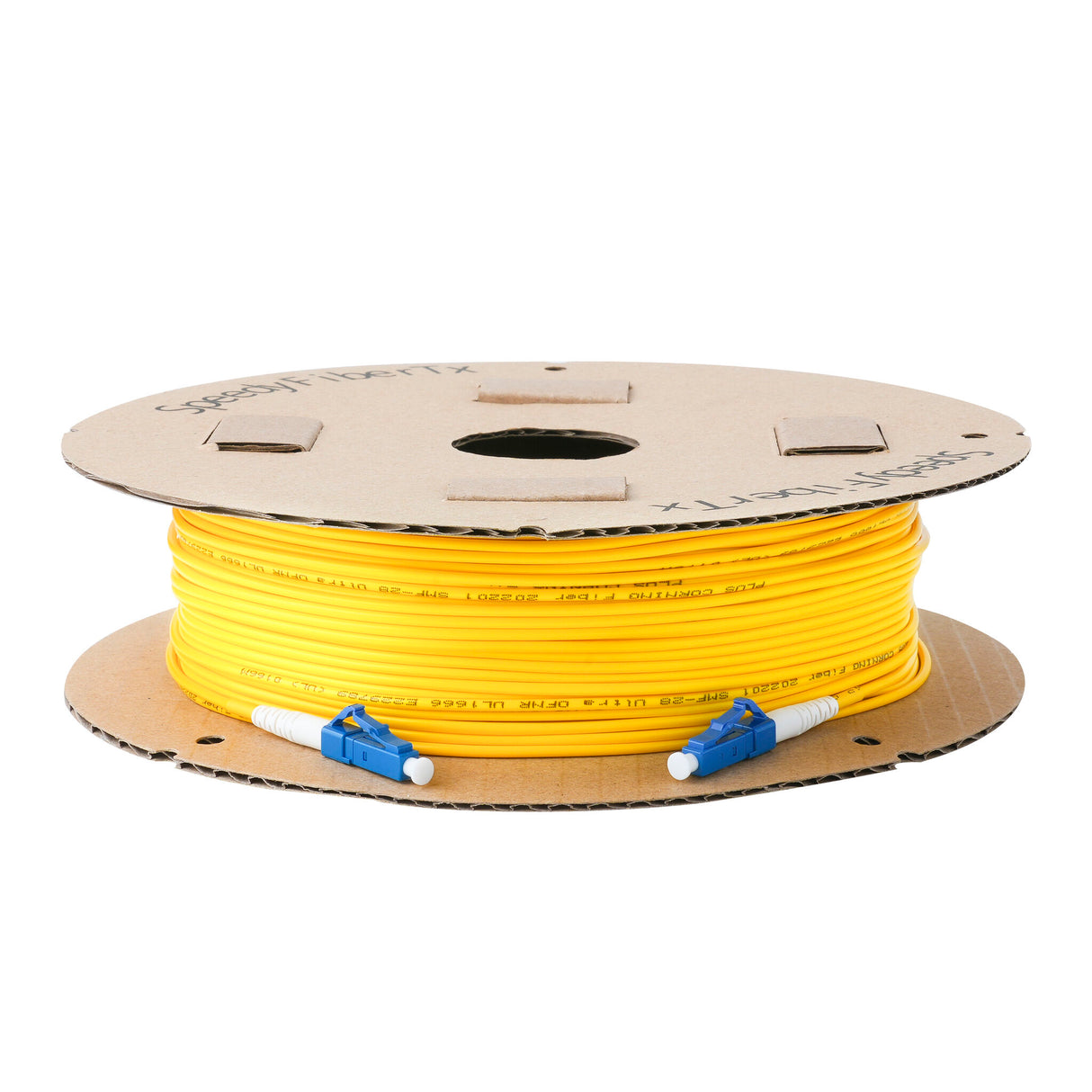 0.2dB Slim LC/UPC to LC/UPC Single-mode Simplex Fiber Patch Cable | Corning SMF-28 Ultra Fiber | OS1/OS2 Compatible | OFNR Jacket