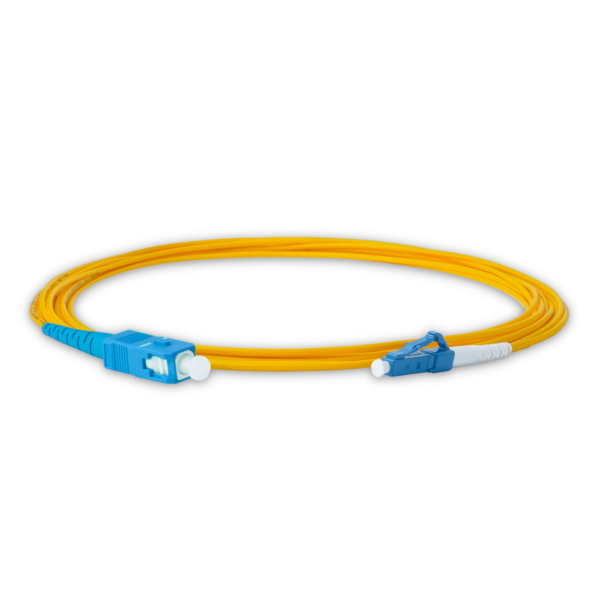 0.2dB LC/UPC to SC/UPC Single-mode Simplex Fiber Patch Cable | Corning SMF-28 Ultra Fiber | OS1/OS2 Compatible | LSZH Jacket