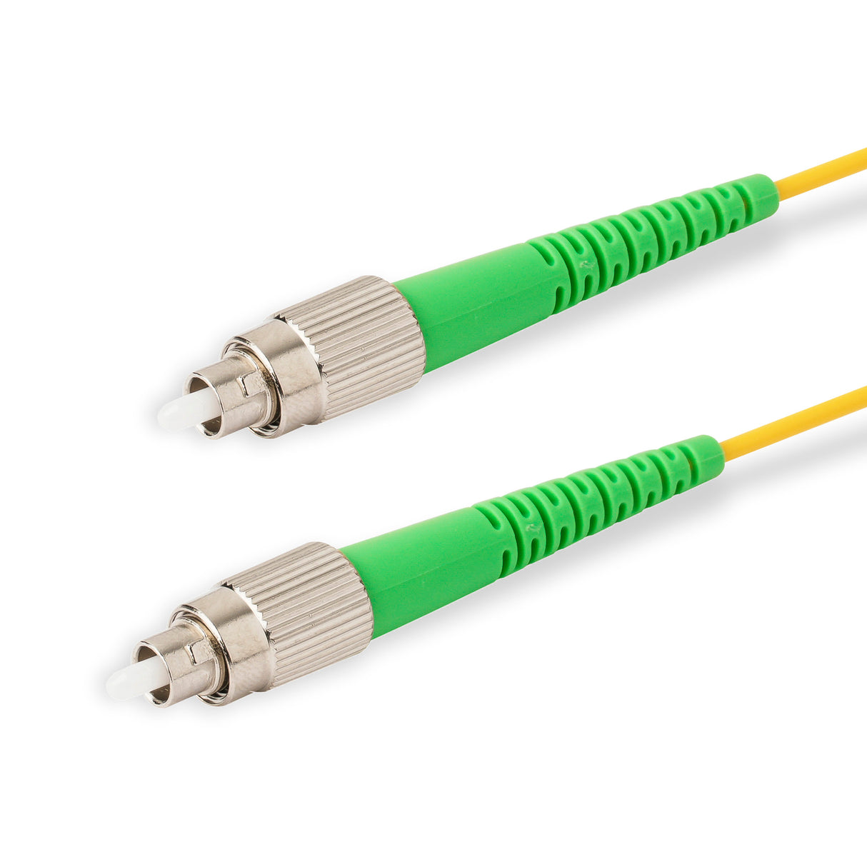 SpeedyFiberTX FC/APC to FC/APC Single-Mode Simplex Fiber Patch Cable | Corning SMF-28 Ultra Fiber | OS1/OS2 Compatible