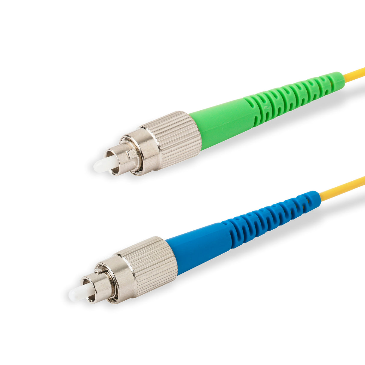 SpeedyFiberTX FC/APC to FC/UPC Single-Mode Simplex Fiber Patch Cable | Corning SMF-28 Ultra Fiber | OS1/OS2 Compatible