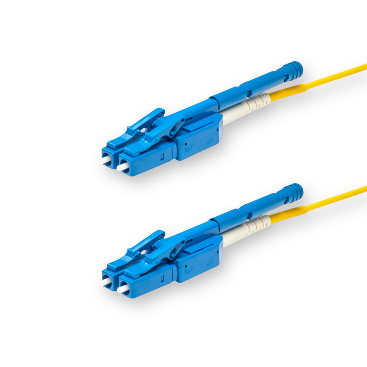 Push-Pull Tab Uniboot Ultra Low Loss 0.1dB Single-mode LC/UPC to LC/UPC Fiber Patch Cable | Polarity Switchable | Corning SMF-28 Ultra Fiber | OS1/OS2 Compatible | OFNP Jacket | Speedy Model A Push-Pull Tab Uniboot