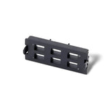 12-port LC (Duplex) Plastic Adapter Panel, Match for UltraX/Y/N/S Series Enclosures