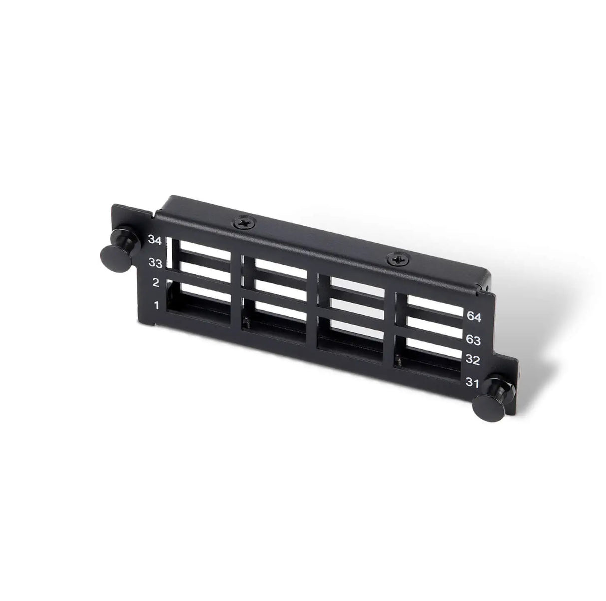 64-port MDC (Quad) Metal Adapter Panel, Match for UltraX/Y/N/S Series Enclosures