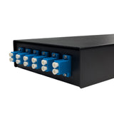 Fiber Optic Terminal Box | 12 LC/UPC SM Pigtails | 6 LC Duplex Adapters