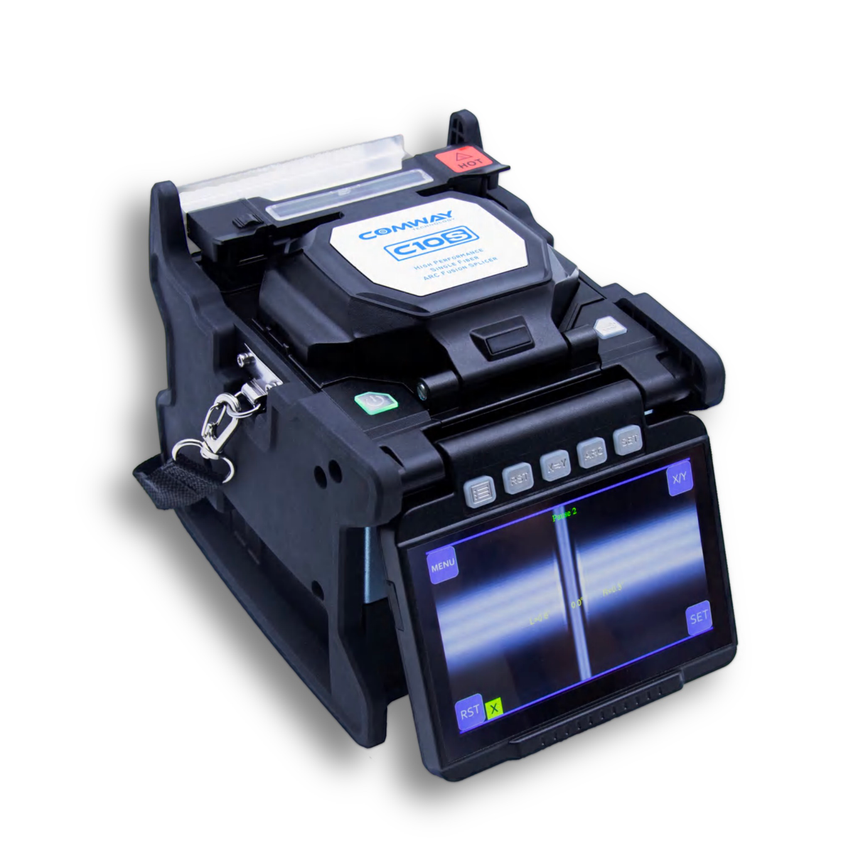 COMWAY C10S Flagship Fusion Splicer (6 Motors Core Alignment / 5” Touch Screen)