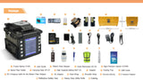 COMWAY C10R Ribbon Fusion Splicer (High-capacity Battery / Ribbon Fiber Support)