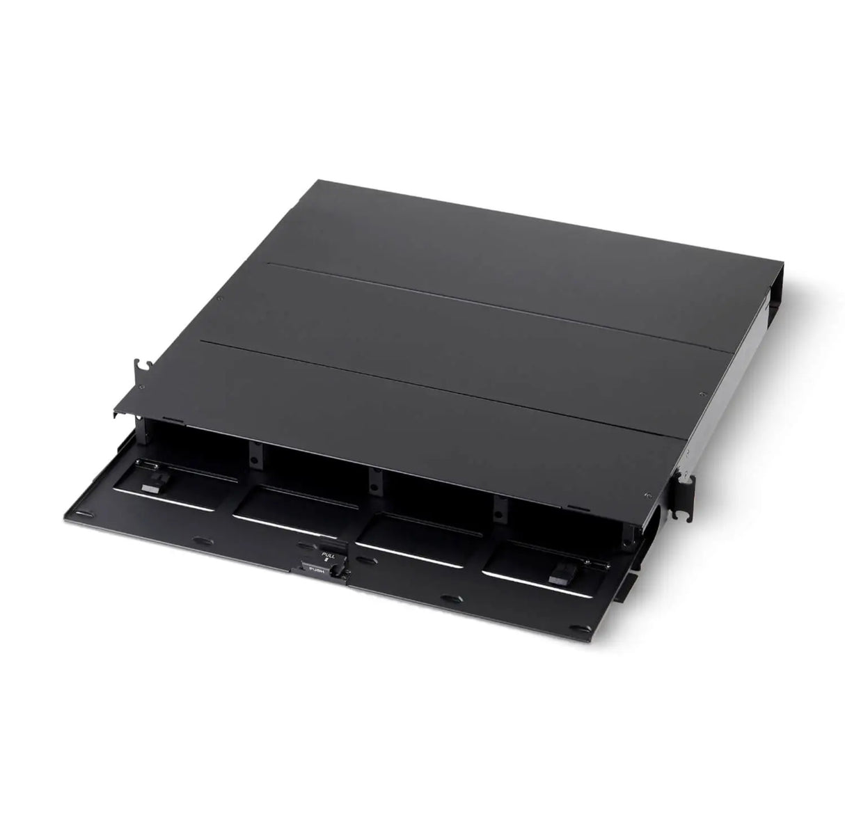 UltraY HD 19”1U Enclosure with 4 x Module Cassette or 4 x Adapter Panel, Sliding Type