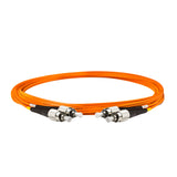 0.2dB FC/UPC to FC/UPC Multimode OM1 Duplex Fiber Patch Cable | Corning InfiniCor 300 Optical 62.5 µm Multimode Fiber |  Orange OFNR Jacket
