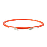 0.2dB LC/UPC to LC/UPC Multimode OM1 Simplex Fiber Patch Cable | Corning InfiniCor 300 Optical 62.5 µm Multimode Fiber |  Orange LSZH Jacket