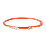 TAA Compliant Fiber Patch Cable | 0.2dB SC/UPC to LC/UPC Multimode OM1 Simplex  | Corning InfiniCor 300 Optical 62.5 µm Multimode Fiber |  Orange OFNR Jacket