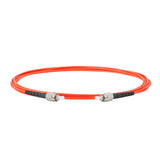 0.2dB FC/UPC to FC/UPC Multimode OM1 Simplex Fiber Patch Cable | Corning InfiniCor 300 Optical 62.5 µm Multimode Fiber |  Orange LSZH Jacket