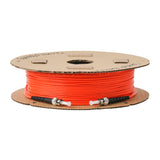 0.2dB ST/UPC to ST/UPC Multimode OM1 Simplex Fiber Patch Cable | Corning InfiniCor 300 Optical 62.5 µm Multimode Fiber |  Orange OFNP Jacket