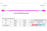 TAA Compliant Fiber Patch Cable | 0.2dB SC/UPC to SC/UPC Multimode OM4 Simplex  | Corning ClearCurve OM4 50 µm Laser-Optimized Fiber |  Magenta OFNR Jacket, Magenta  Connectors