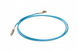 TAA Compliant Fiber Patch Cable | 0.2dB LC/UPC to LC/UPC Multimode OM4 Simplex  | Corning ClearCurve OM4 50 µm Laser-Optimized Fiber |  Aqua OFNR Jacket, Beige  Connectors