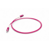 TAA Compliant Fiber Patch Cable | 0.2dB SC/UPC to SC/UPC Multimode OM4 Simplex  | Corning ClearCurve OM4 50 µm Laser-Optimized Fiber |  Magenta OFNR Jacket, Magenta  Connectors