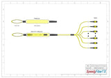 96-Fiber Elite Non-Pinned MTP/APC to Non-Pinned MTP/APC Trunk Cable | Corning SMF-28 Ultra Single-mode Optical Fiber | OS1/OS2 Compatible | Type B, Yellow MTP Connector, Yellow OFNP Cable Jacket