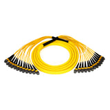 144-Fiber Elite Non-Pinned MTP® to MTP® Trunk Cable with Corning® SMF-28® Ultra Singlemode Fiber, Type B polarity, Yellow Jacket and Yellow Connectors on both ends