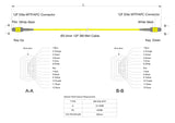 12-Fiber Elite Non-Pinned MTP®/APC to Non-Pinned MTP®/APC Jumper | Corning® SMF-28® Ultra Single-mode Optical Fiber | OS1/OS2 Compatible | Type A, Yellow MTP® Connectors, Yellow Cable Jacket | LSZH Jacket