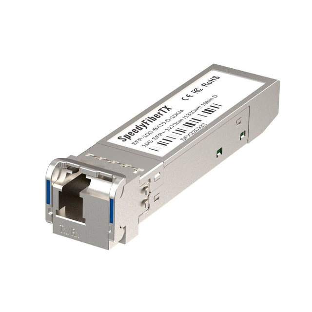 SpeedyFiberTX 10GBASE-BX10-D SFP+ BiDi Transceiver Module | Cisco Compatible 1330nm-TX/1270nm-RX 10km LC DOM