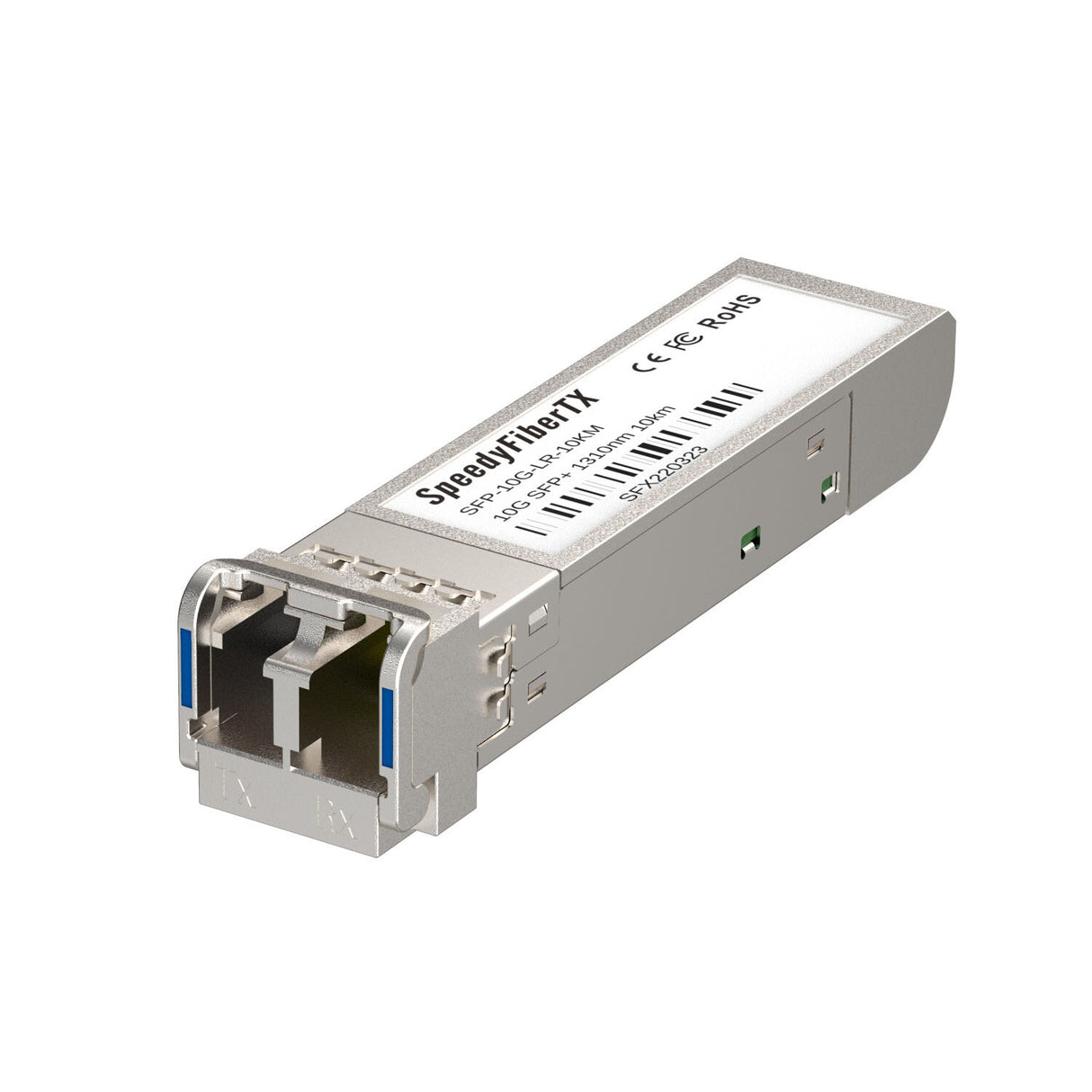 SpeedyFiberTX 10GBASE-LR SFP+ Transceiver Module | 1310nm 10km LC DOM