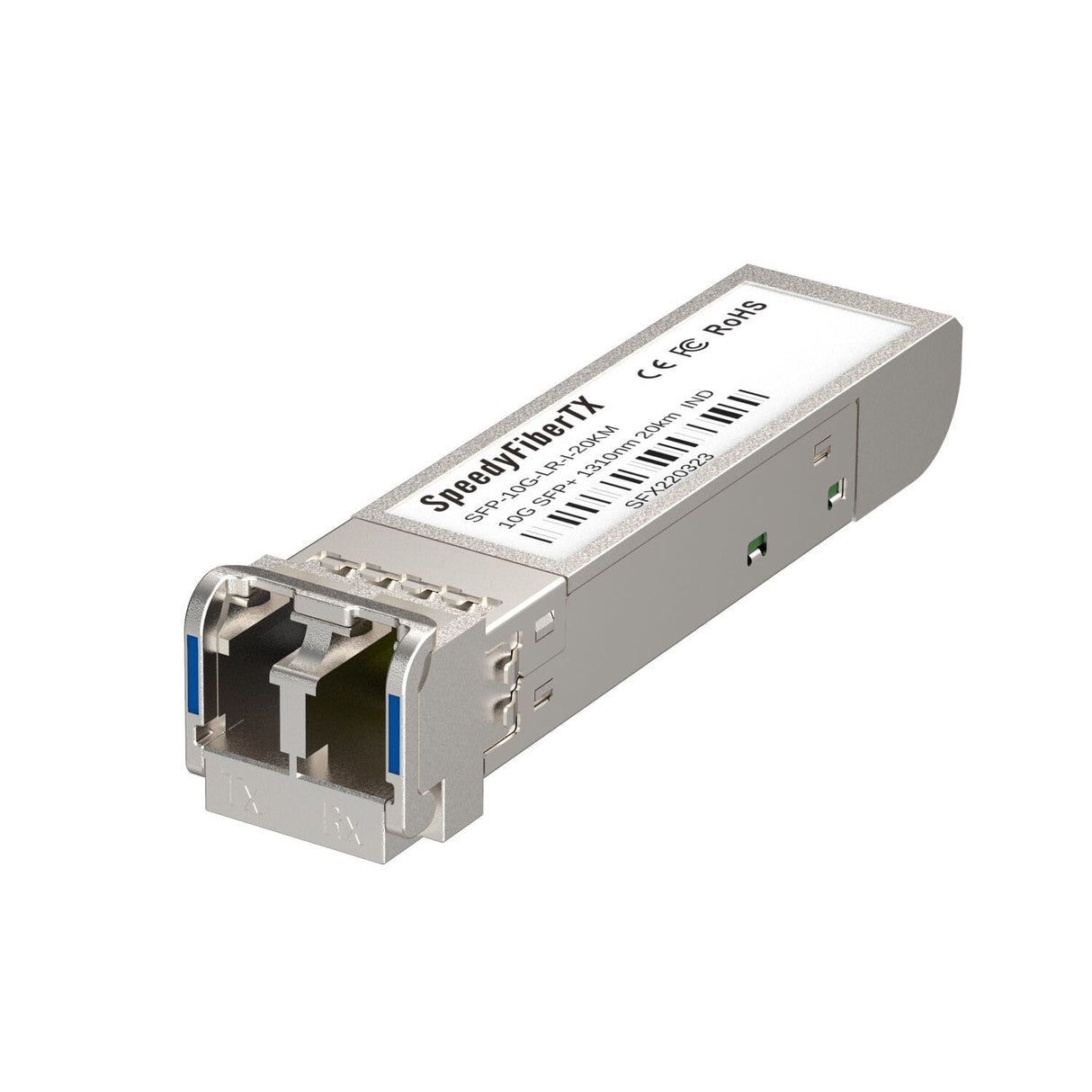 10GBASE-LR SFP+ Industrial Transceiver Module | 1310nm 20km LC DOM