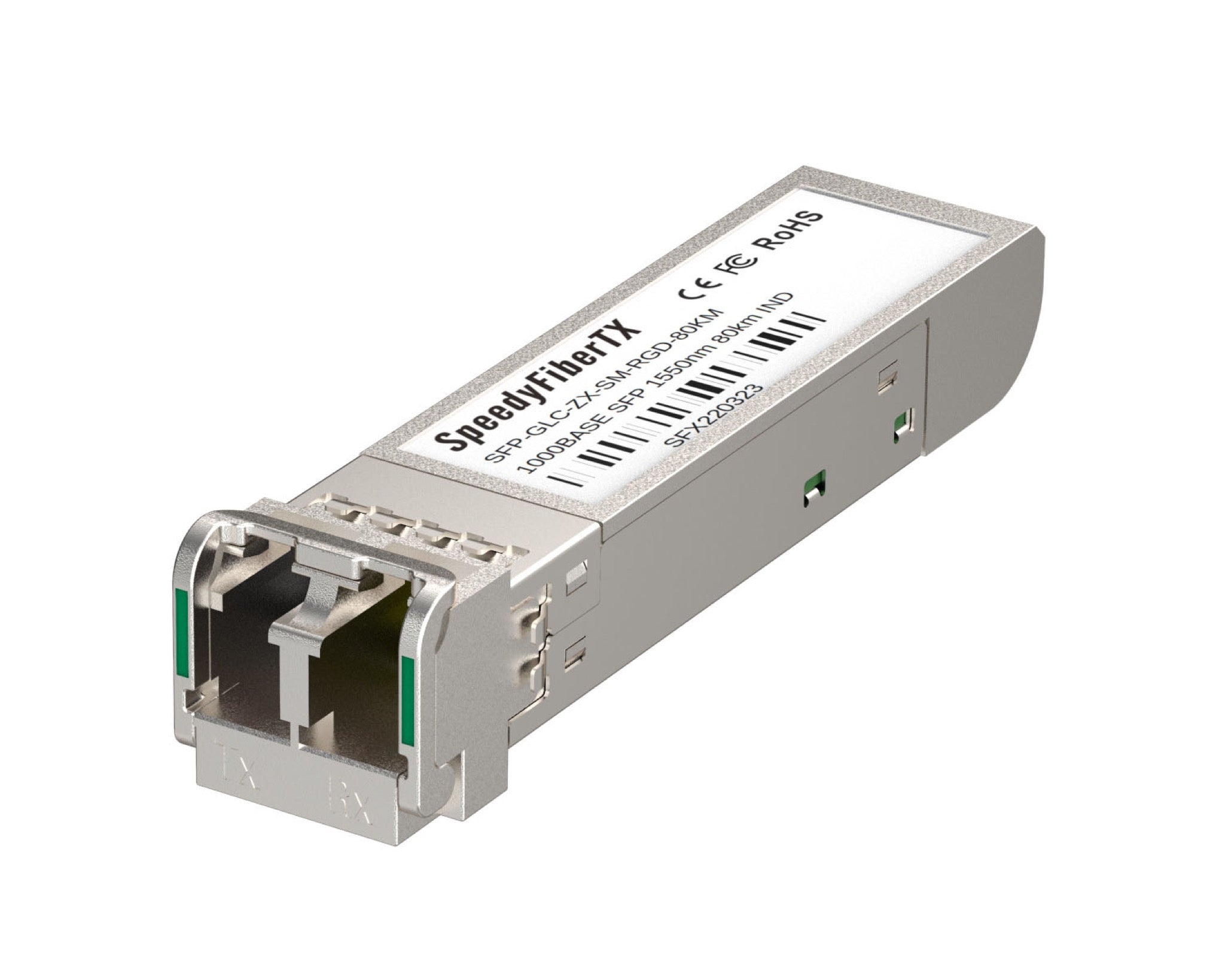 1000BASE-ZX SFP Single Mode Fiber Module | 1550nm 80km