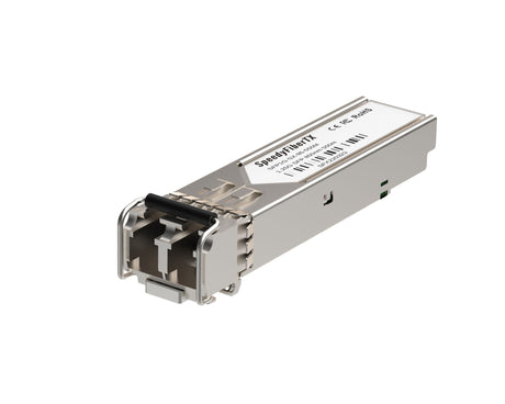1000BASE-SX SFP optical transceiver, 850nm wavelength, 550m LC duplex UPC multimode fiber (MMF) module with DOM, designed for switches and enterprise networks.
