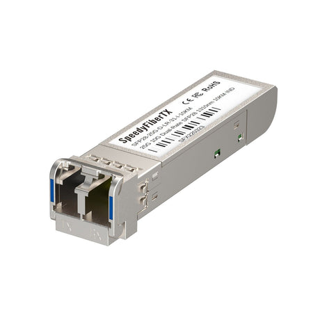 SpeedyFiberTX 10/25GBASE-LR SFP28 Dual-rate 1310nm 10km DOM Duplex LC/UPC SMF Optical Transceiver Module (Industrial)