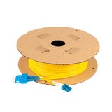 Low Loss 0.15dB LC/UPC to SC/UPC Single-mode Duplex Fiber Patch Cable | Corning SMF-28 Ultra Fiber | OS1/OS2 Compatible | OFNR Jacket