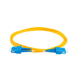TAA Compliant Fiber Patch Cable | 0.2dB SC/UPC to SC/UPC Single-mode Duplex  | Corning SMF-28 Ultra Fiber | OS1/OS2 Compatible | OFNR Jacket