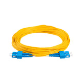 TAA Compliant Fiber Patch Cable | 0.2dB SC/UPC to SC/UPC Single-mode Duplex  | Corning SMF-28 Ultra Fiber | OS1/OS2 Compatible | OFNR Jacket