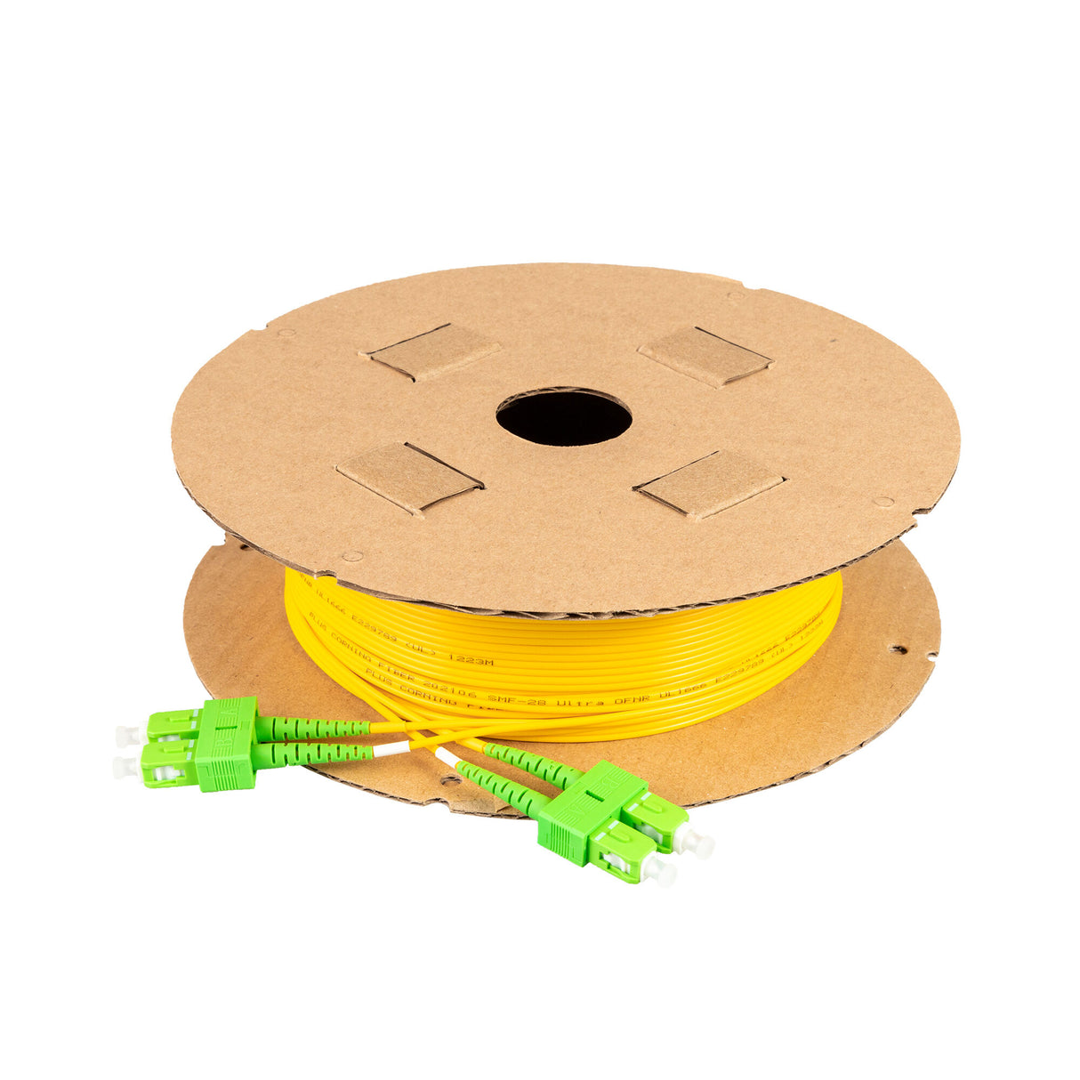 TAA Compliant Fiber Patch Cable | 0.2dB SC/APC to SC/APC Single-mode Duplex  | Corning SMF-28 Ultra Fiber | OS1/OS2 Compatible | OFNR Jacket