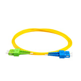 TAA Compliant Fiber Patch Cable | 0.2dB SC/APC to SC/UPC Single-mode Duplex  | Corning SMF-28 Ultra Fiber | OS1/OS2 Compatible | OFNR Jacket