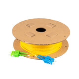 TAA Compliant Fiber Patch Cable | 0.2dB SC/APC to SC/UPC Single-mode Duplex  | Corning SMF-28 Ultra Fiber | OS1/OS2 Compatible | OFNR Jacket