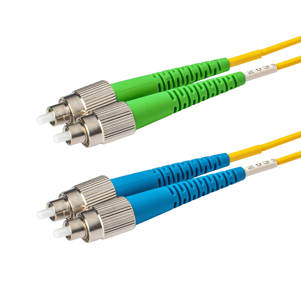 0.2dB FC/APC to FC/UPC Single-mode Duplex Fiber Patch Cable | Corning SMF-28 Ultra Fiber | OS1/OS2 Compatible | LSZH Jacket