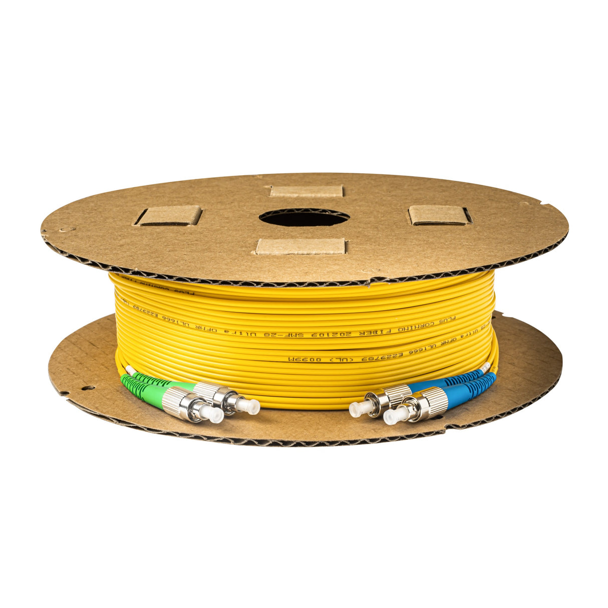 0.2dB FC/APC to FC/UPC Single-mode Duplex Fiber Patch Cable | Corning SMF-28 Ultra Fiber | OS1/OS2 Compatible | LSZH Jacket