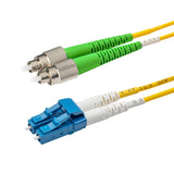 0.2dB FC/APC to LC/UPC Single-mode Duplex Fiber Patch Cable | Corning SMF-28 Ultra Fiber | OS1/OS2 Compatible | LSZH Jacket