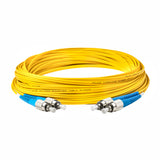 0.2dB FC/UPC to FC/UPC Single-mode Duplex Fiber Patch Cable | Corning SMF-28 Ultra Fiber | OS1/OS2 Compatible | OFNP Jacket