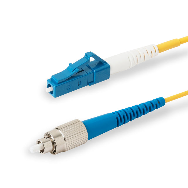 SpeedyFiberTX  LC/UPC to FC/UPC Single-Mode Simplex  Fiber Patch Cable | Corning SMF-28 Ultra Fiber | OS1/OS2 Compatible