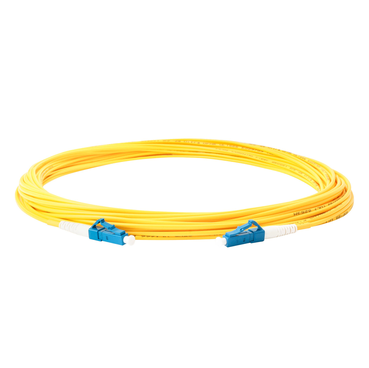 0.2dB Slim LC/UPC to LC/UPC Single-mode Simplex Fiber Patch Cable | Corning SMF-28 Ultra Fiber | OS1/OS2 Compatible | OFNR Jacket