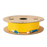 Low Loss 0.15dB LC/UPC to ST/UPC Single-mode Simplex Fiber Patch Cable | Corning SMF-28 Ultra Fiber | OS1/OS2 Compatible | LSZH Jacket