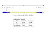 0.2dB SC/UPC to FC/UPC Single-mode Simplex Fiber Patch Cable | Corning SMF-28 Ultra Fiber | OS1/OS2 Compatible | OFNP Jacket